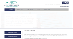 Desktop Screenshot of collinsobrien.com