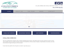 Tablet Screenshot of collinsobrien.com